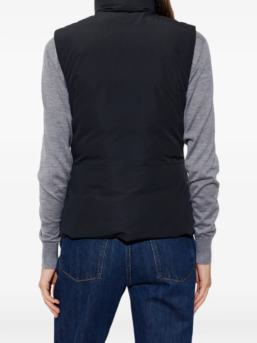 Jil Sander Gilet met logoprint Blauw