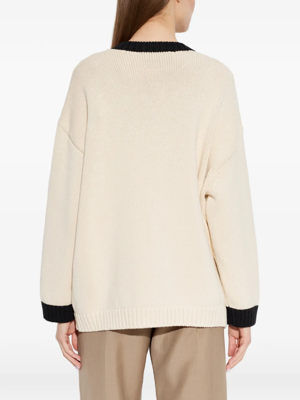 Valentino Garavani Vest met strikdetail Beige