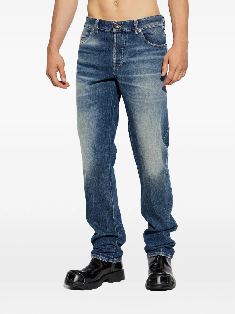  Diesel Vaqueros D-vyl Con Efecto Degradado 1993 - Azul 