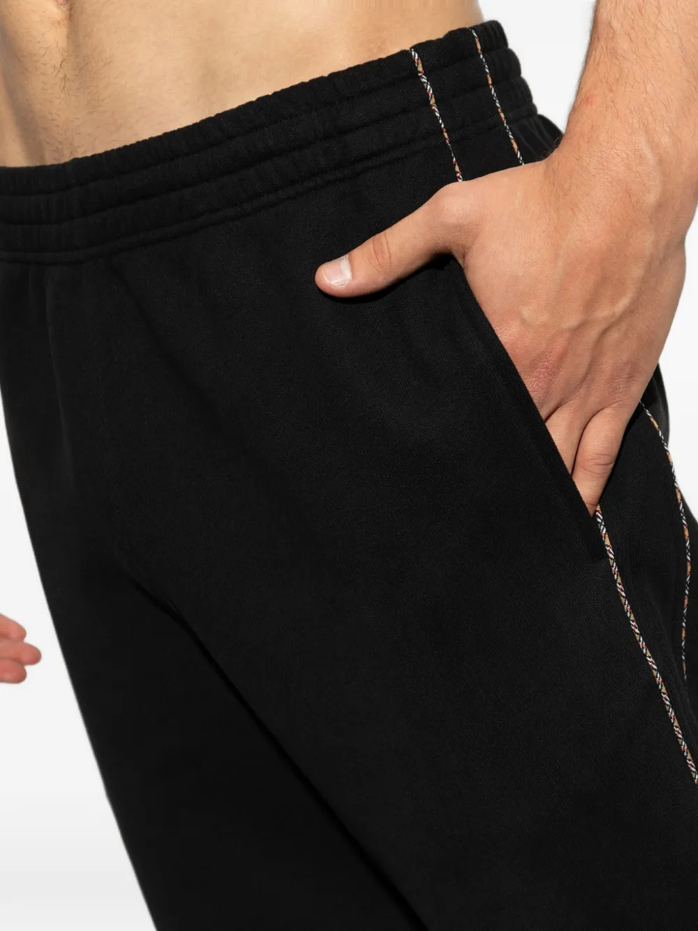 Burberry Trainingsbroek met zijstreep Zwart