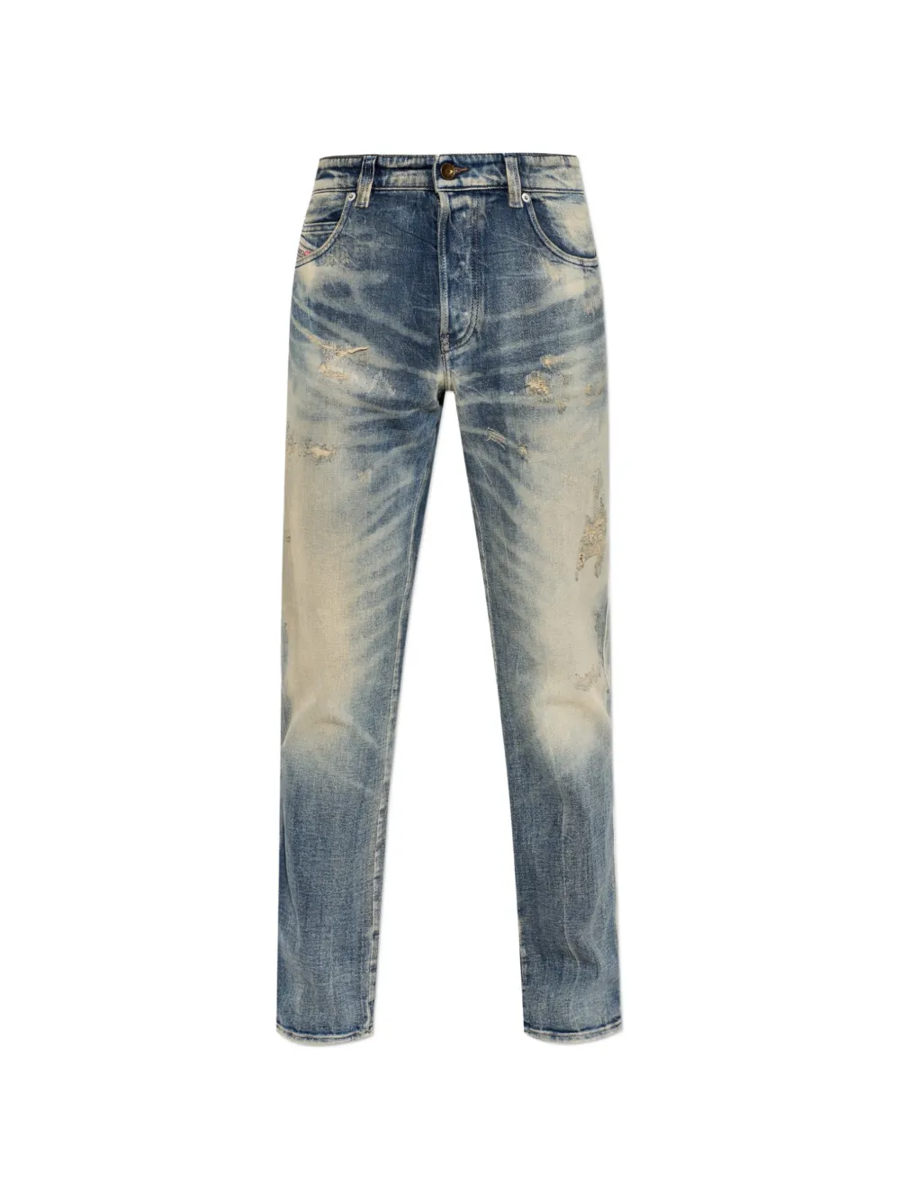 Diesel distressed-effect jeans - Blu