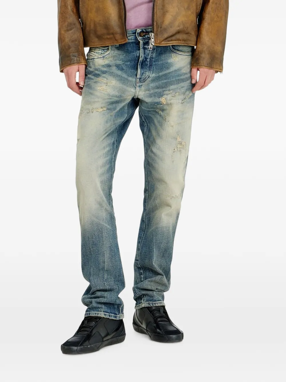 Diesel distressed-effect jeans - Blu