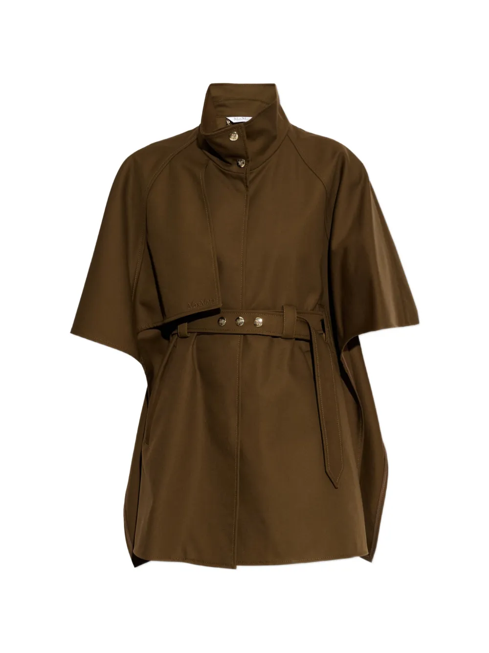 Max Mara Avenue belted cape - Braun