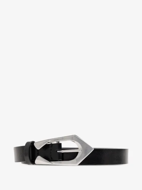 IRO geometric-buckle leather belt