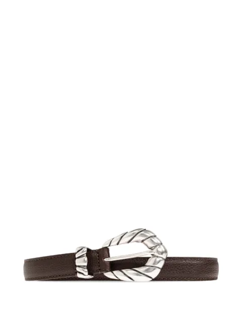 IRO buckle-fastening leather belt