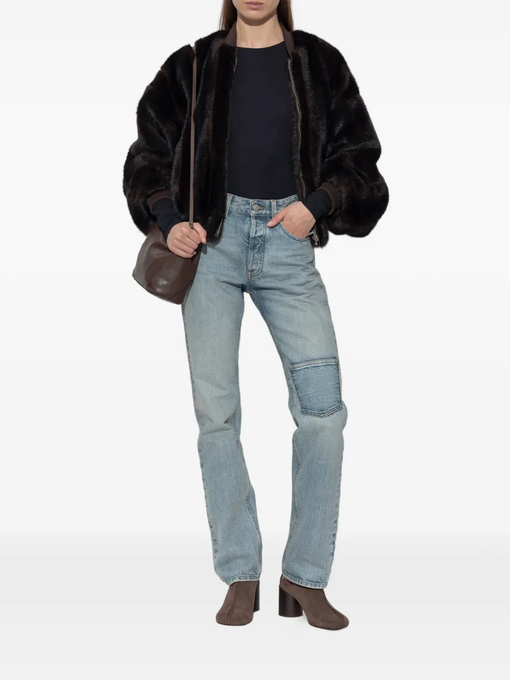 MM6 Maison Margiela Body met lange mouwen Zwart