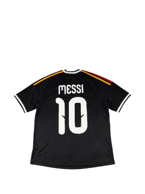 KITH x Messi x Adidas embroidered-logo T-shirt | Black | FARFETCH GE