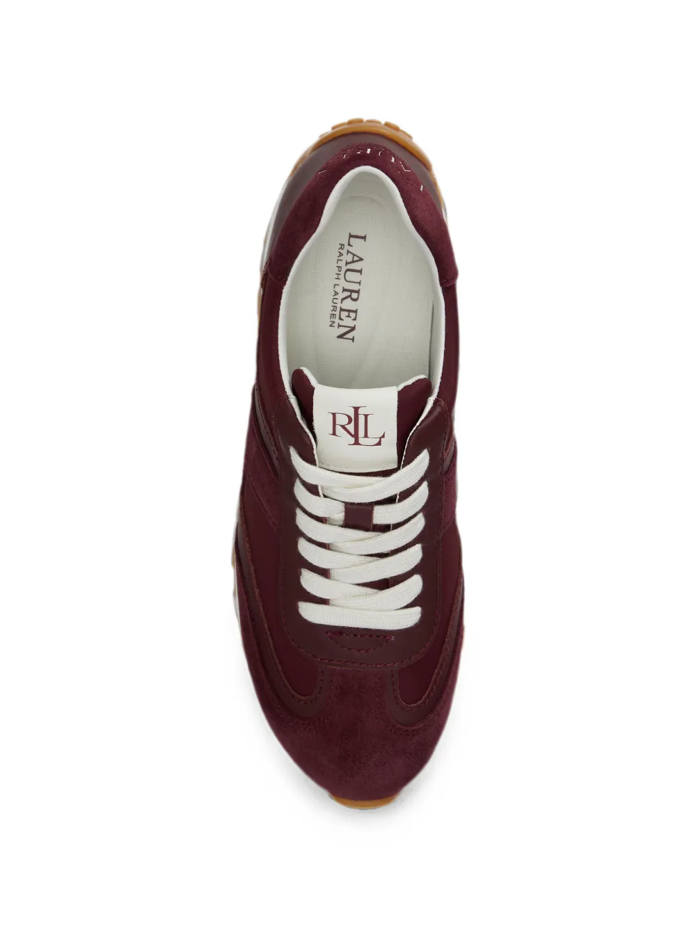 Lauren Ralph Lauren Dani color-blocked sneakers Rood