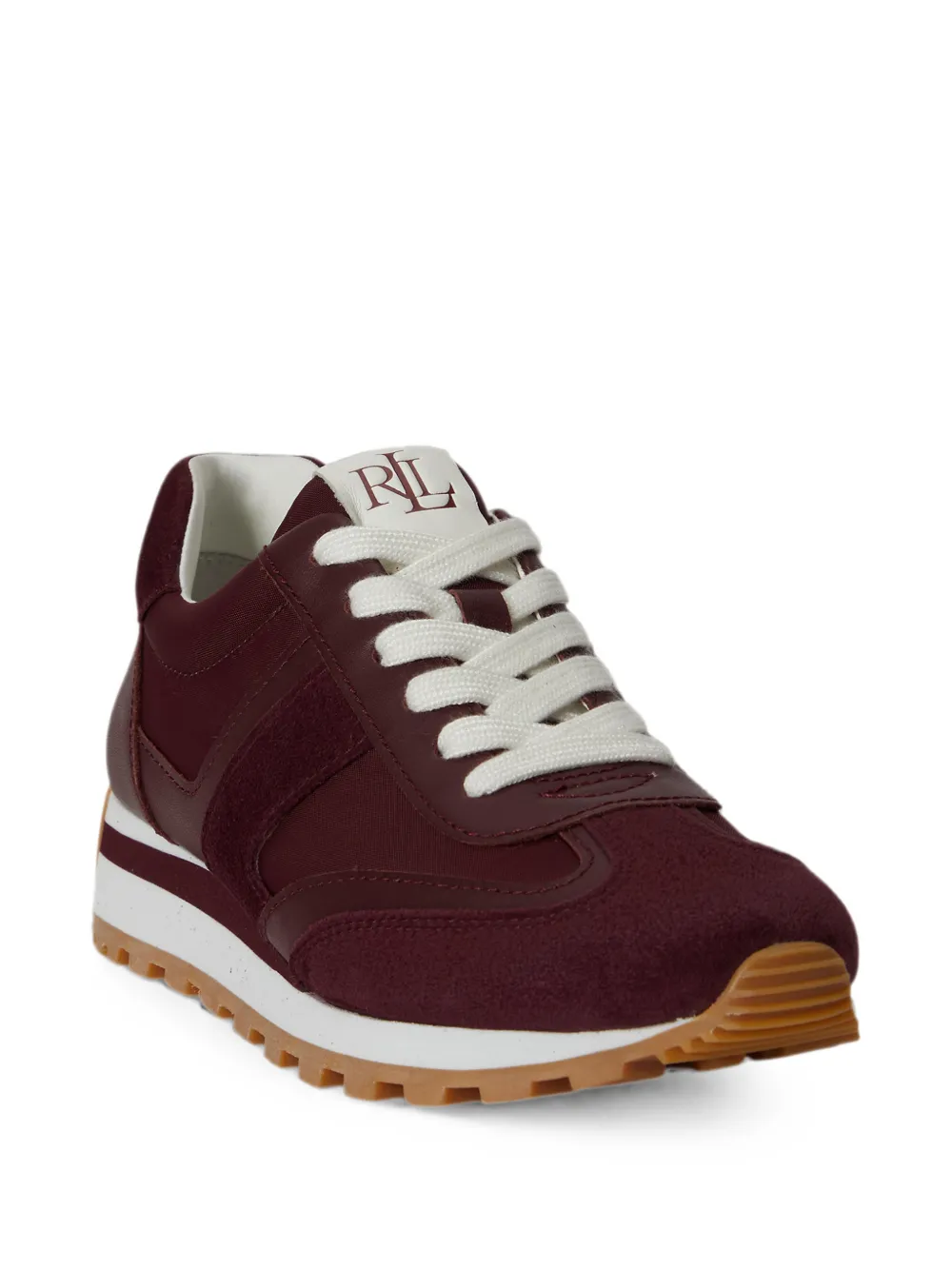 Lauren Ralph Lauren Dani color-blocked sneakers Rood