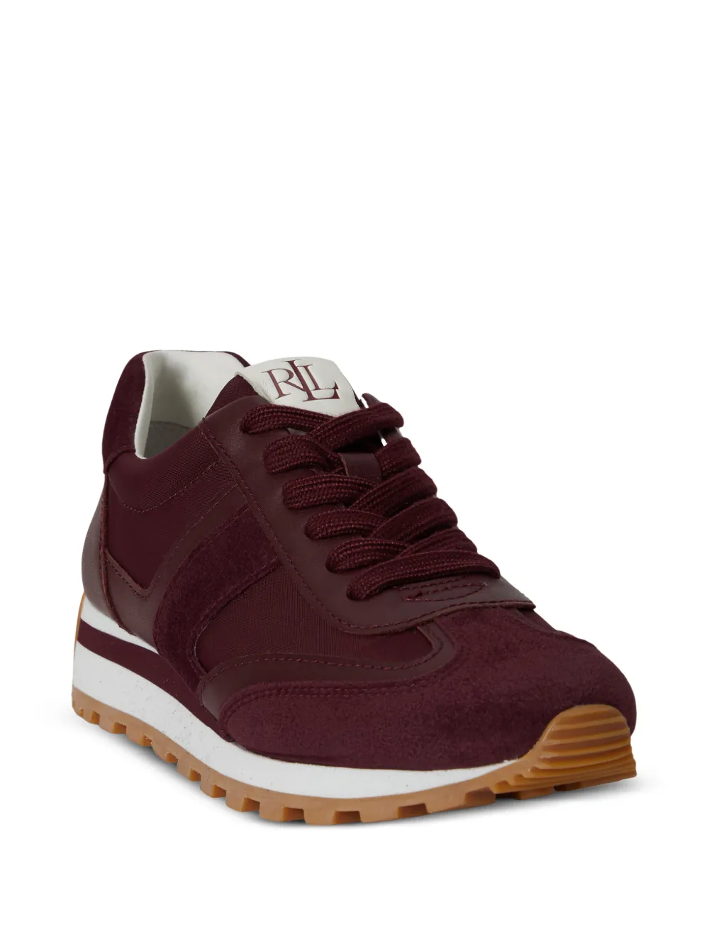 Lauren Ralph Lauren Dani color-blocked sneakers Rood