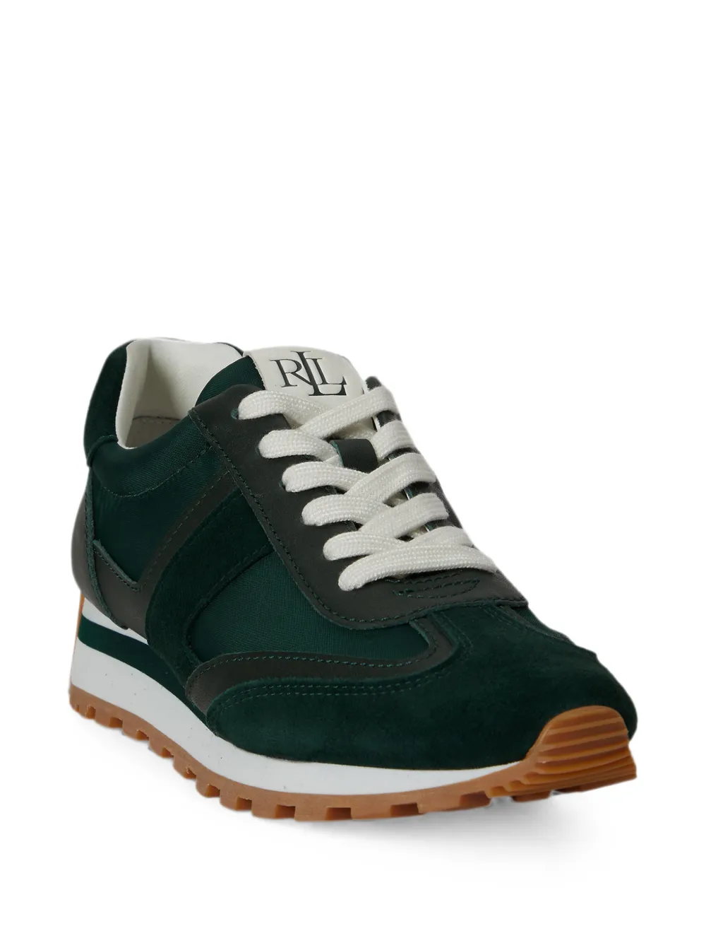 Lauren Ralph Lauren Dani sneakers met colourblocking Groen