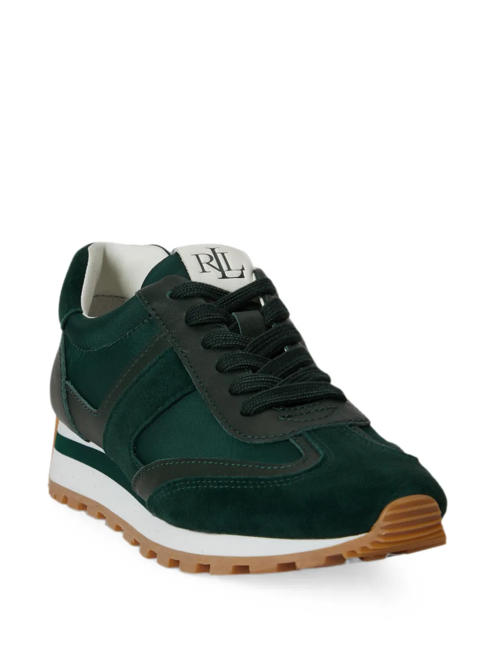 Lauren Ralph Lauren Dani sneakers met colourblocking Groen