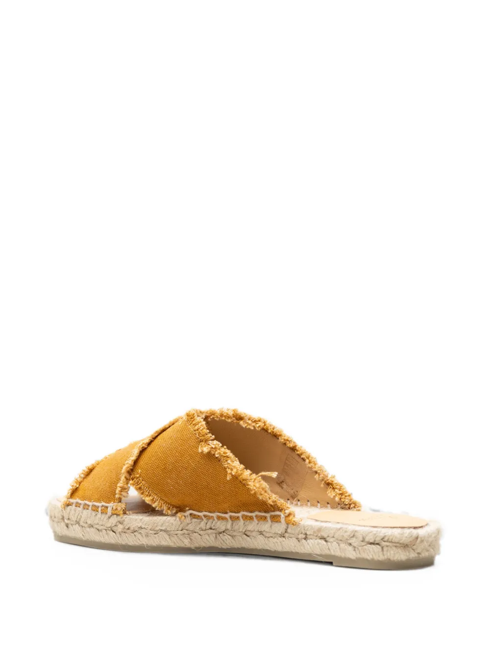 Castañer Palmera frayed sandals Geel