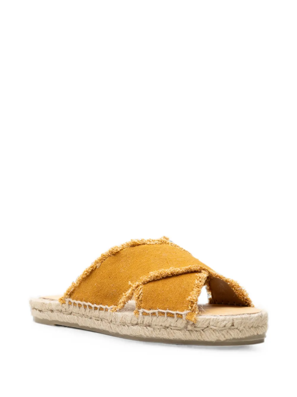 Castañer Palmera frayed sandals Geel