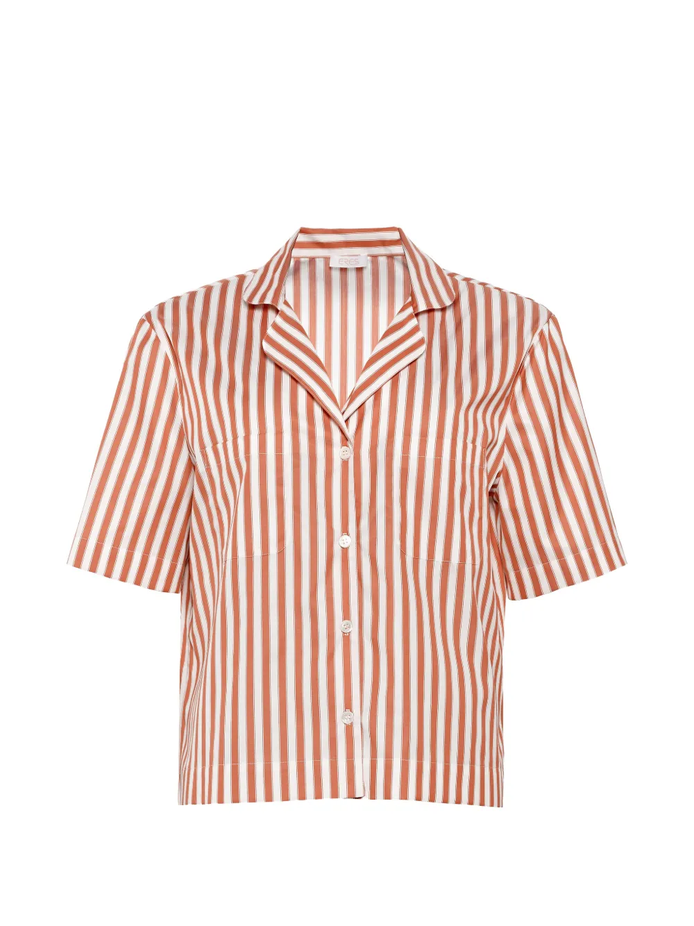 Eres Régent Striped Shirt In Orange