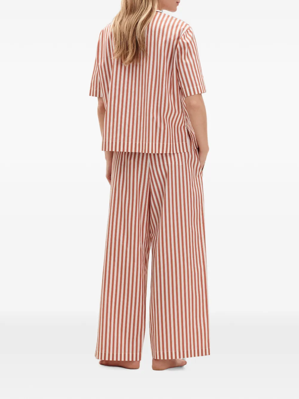 ERES Régent gestreepte blouse Rood