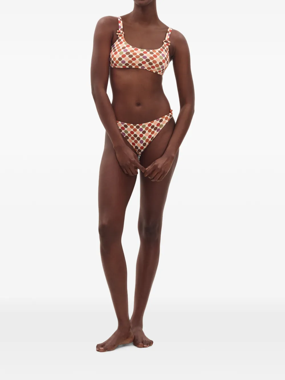 ERES Excess bikinislip met stippen Veelkleurig