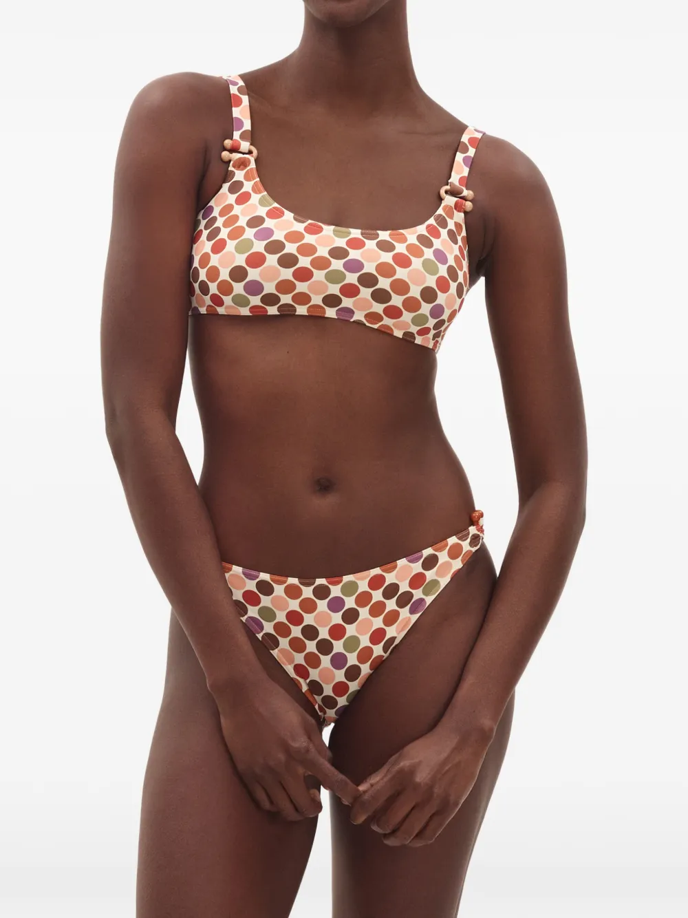 ERES Excess bikinislip met stippen Veelkleurig
