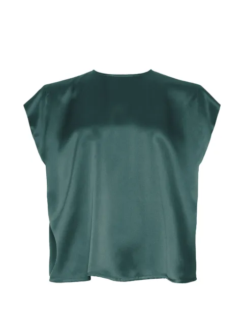 ERES silk cap-sleeve blouse