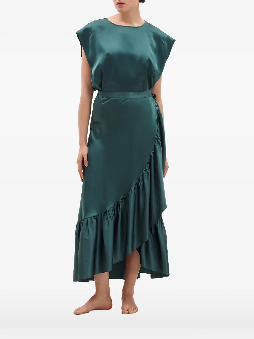 ERES Zijden blouse Groen