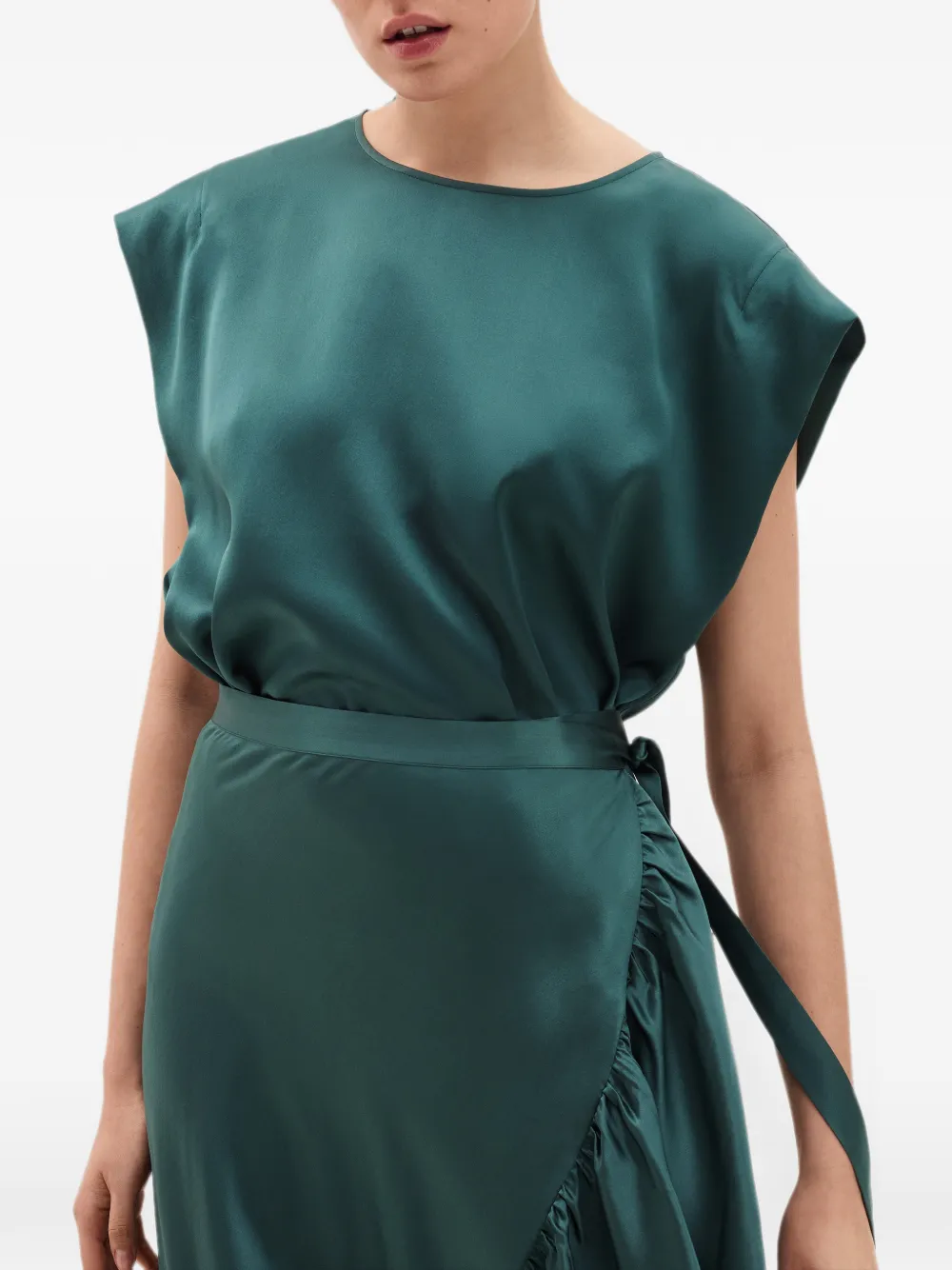 ERES Zijden blouse Groen