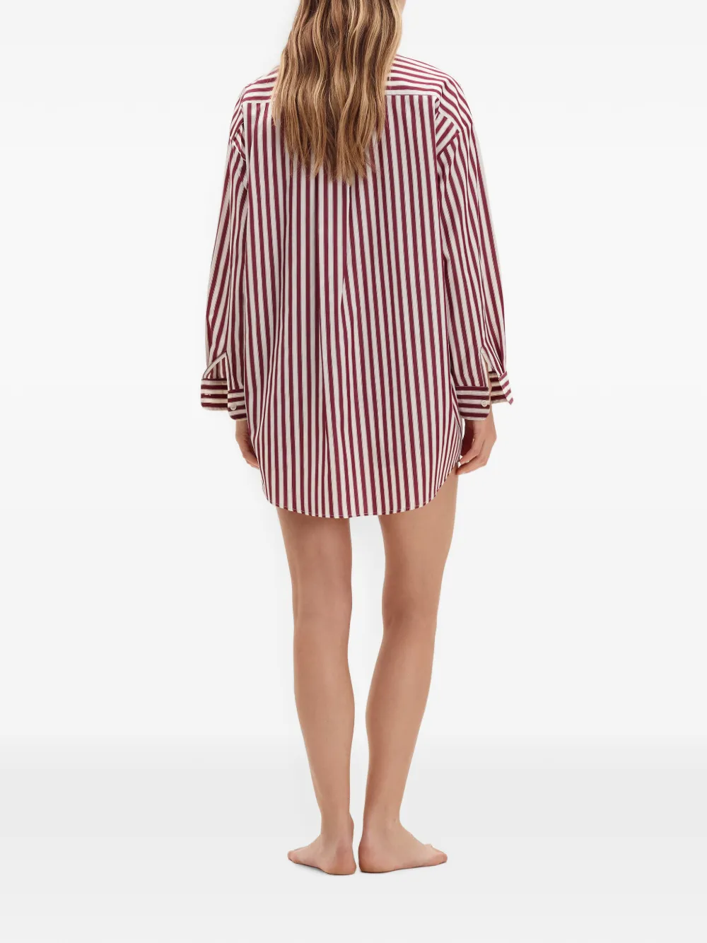 ERES Sir gestreepte blouse Rood