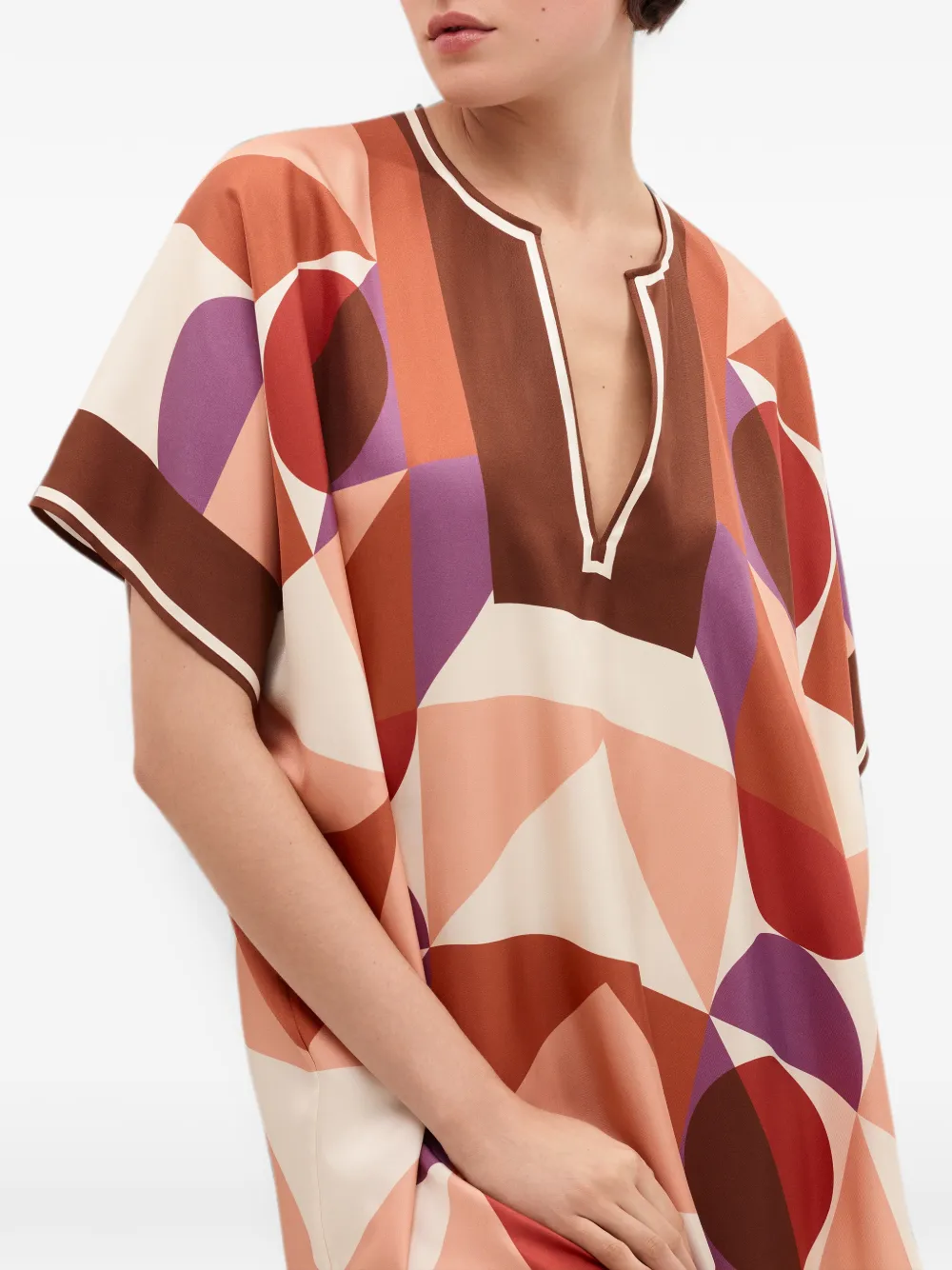 ERES Berry Caftan in Multicolour, view 3