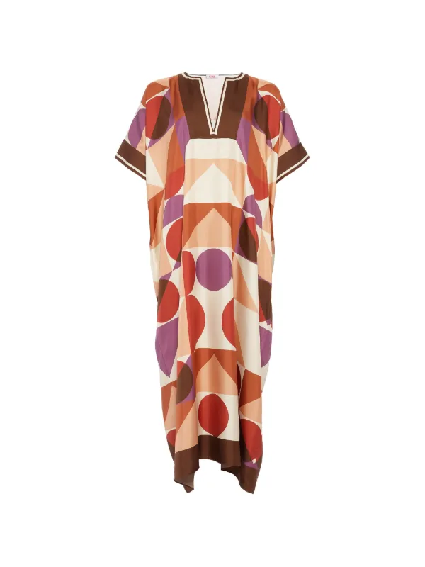 Eres Berry Caftan in Multicolour