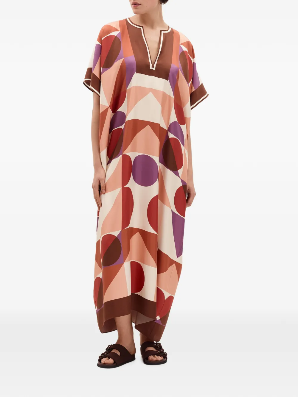 ERES Berry Caftan in Multicolour, view 4