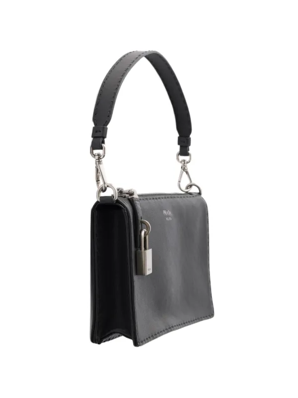 Prada レザークラッチバッグ | ブラック | FARFETCH JP