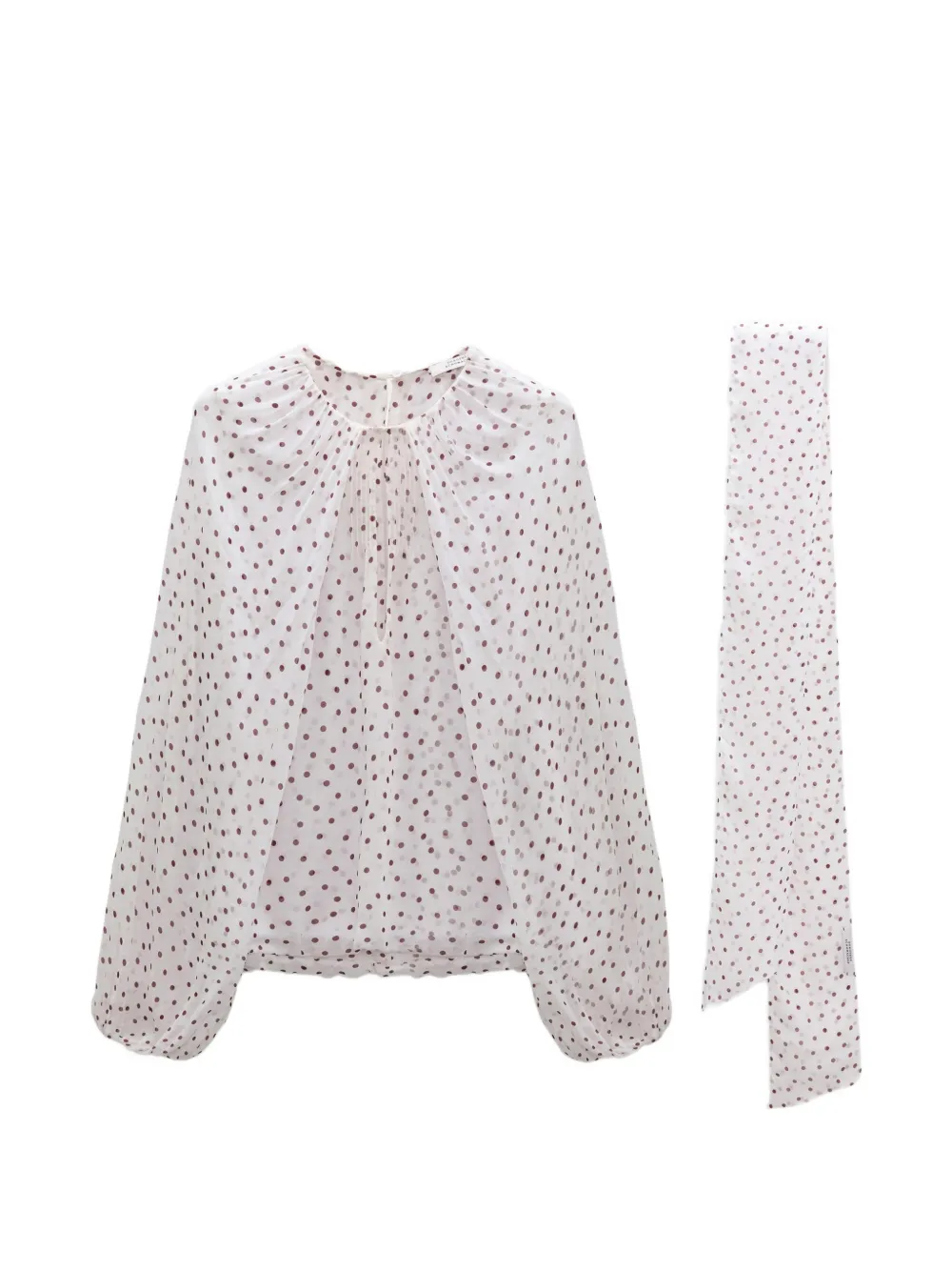 Dorothee Schumacher Dancing Dots polka-dot blouse - White