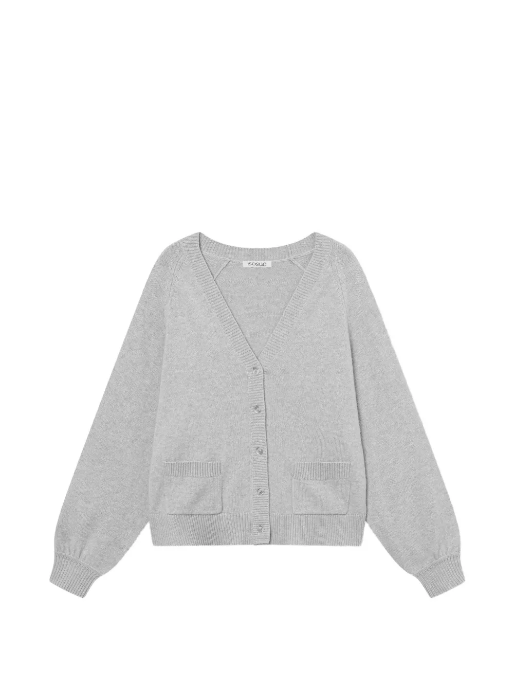 SoSUE Bella V-neck cardigan - Grigio