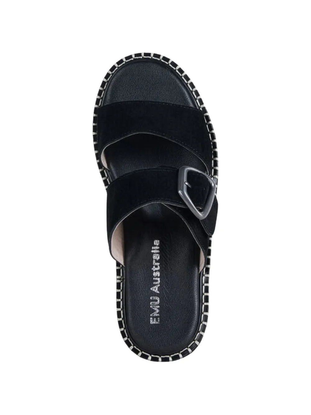 EMU AUSTRALIA suede slides Zwart