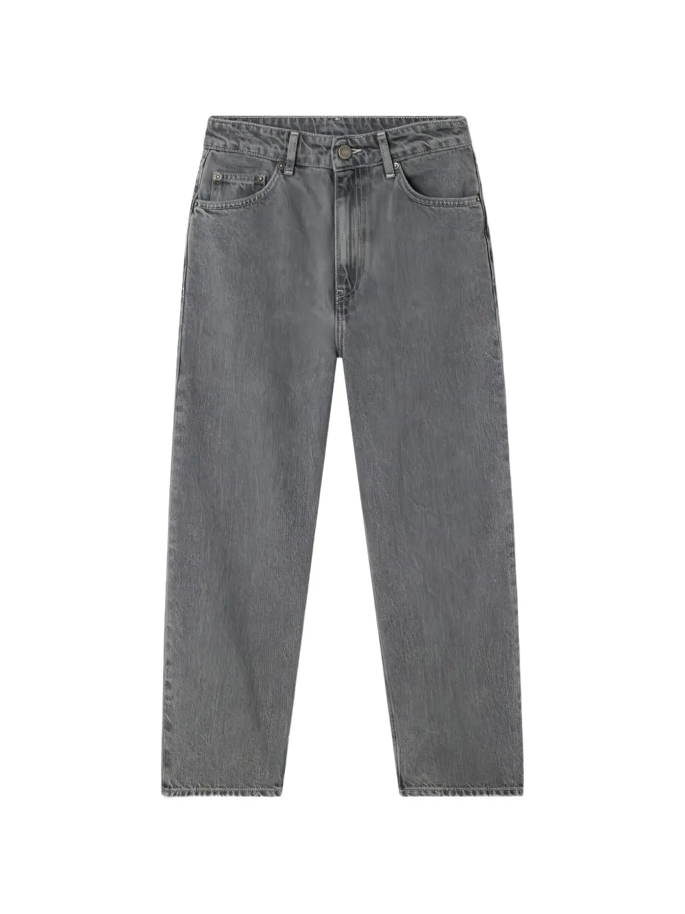 American Vintage Yopday cropped straight-leg jeans - Grigio