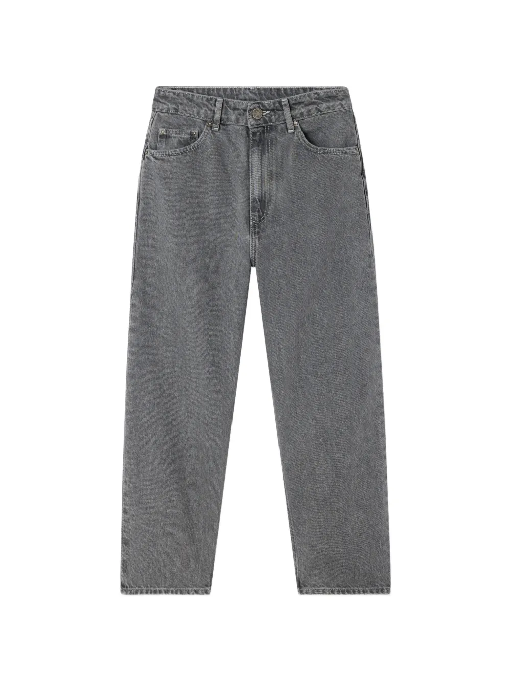 American Vintage Yopday cropped straight-leg jeans - Grau