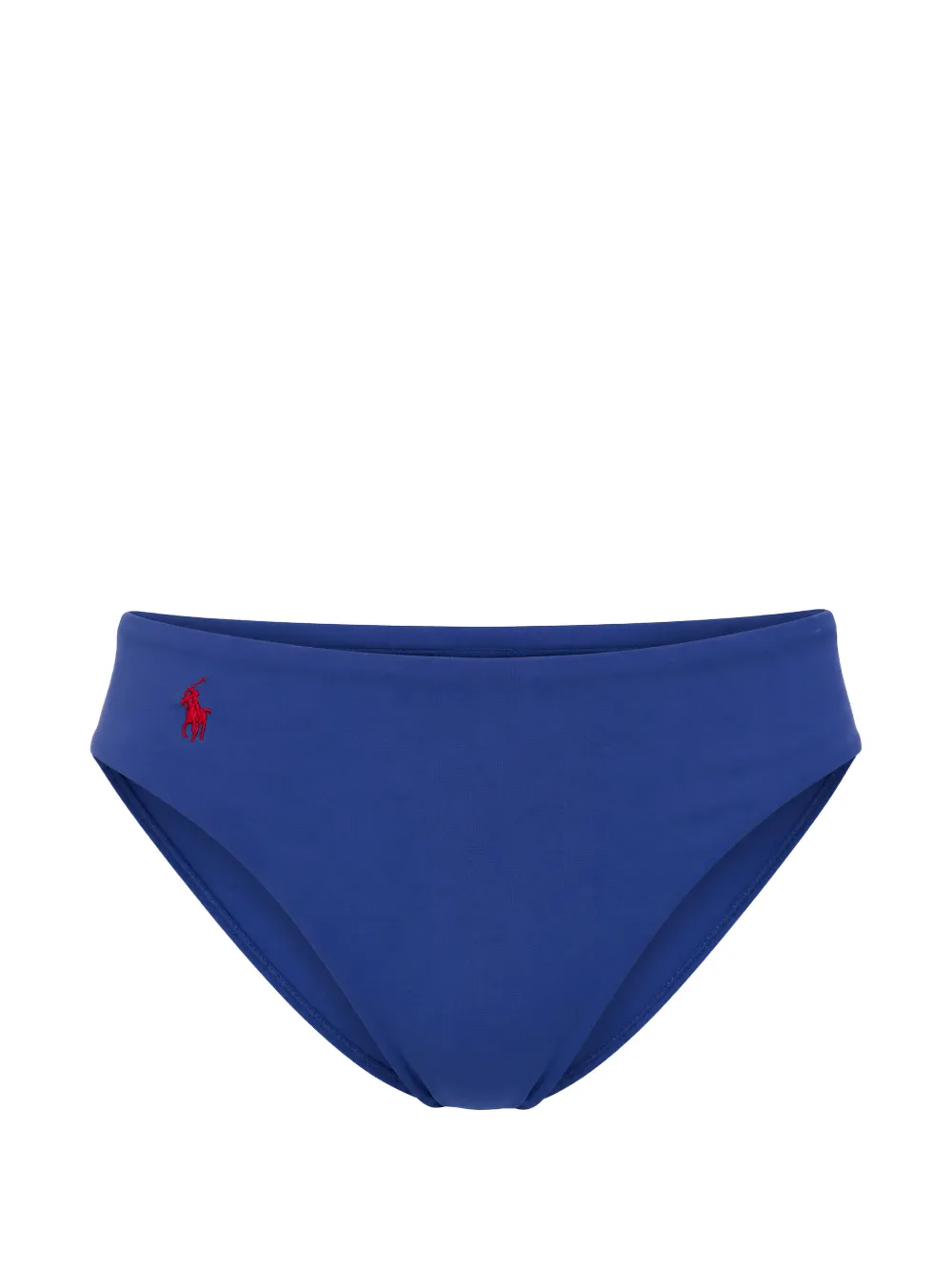 Polo Ralph Lauren logo-embroidered bikini bottoms - Blu