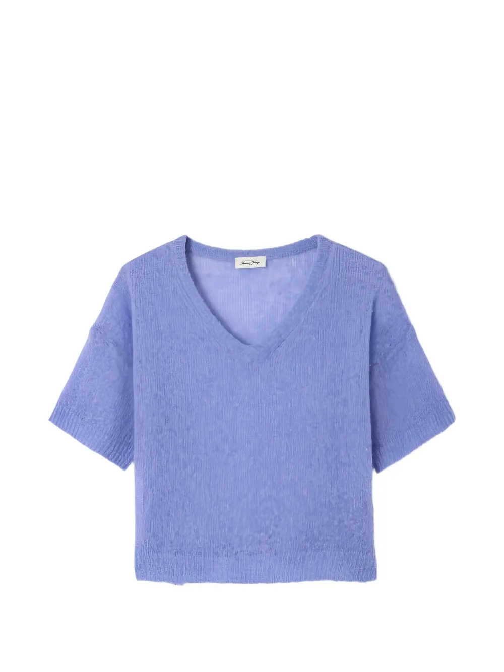 American Vintage Bodyrow V-neck sweater - Violett