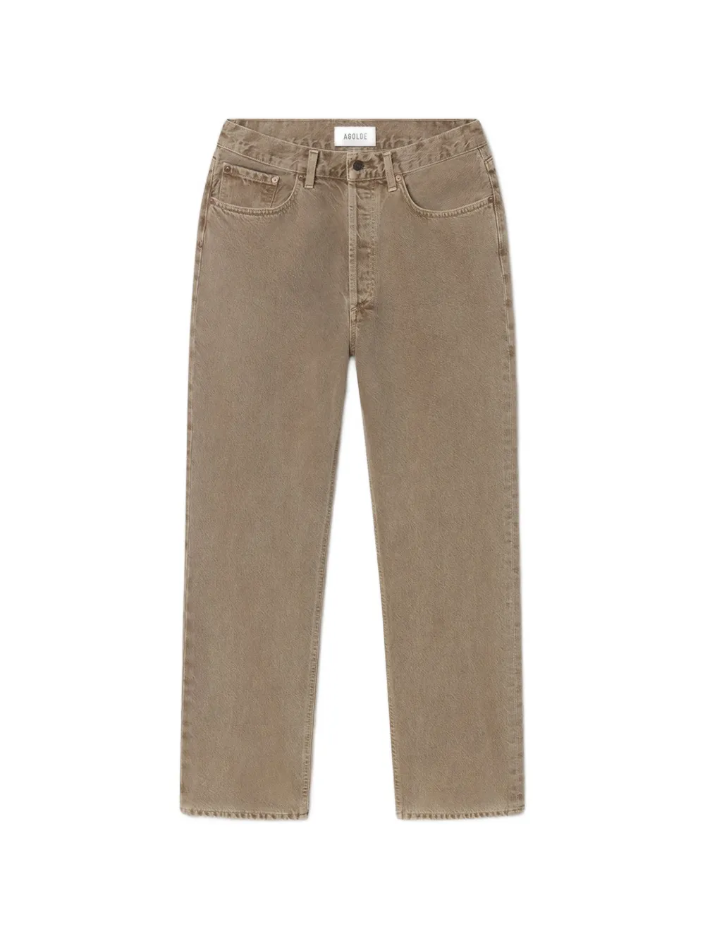 AGOLDE Lana straight-leg jeans - Toni neutri