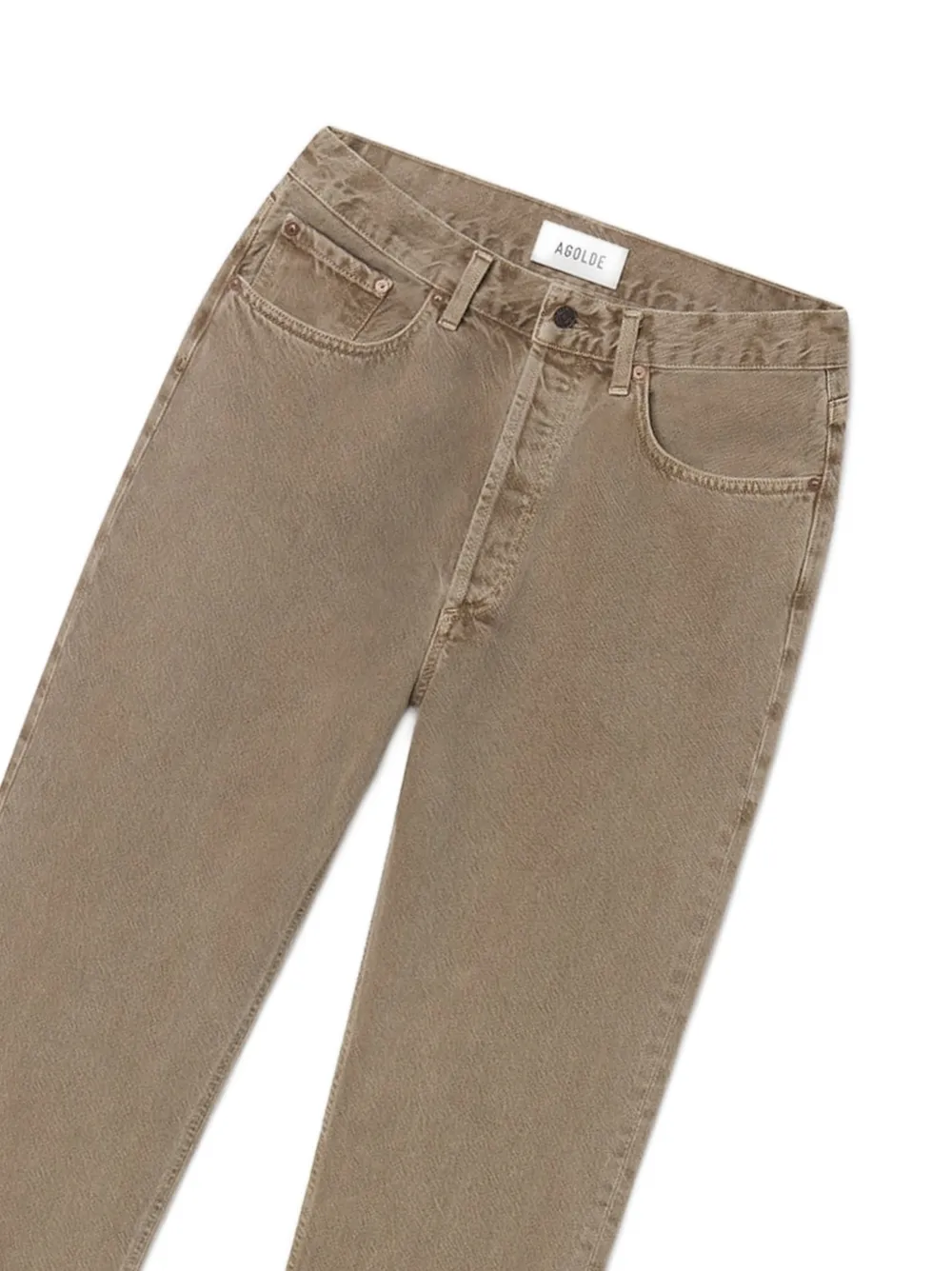 AGOLDE Straight jeans Beige