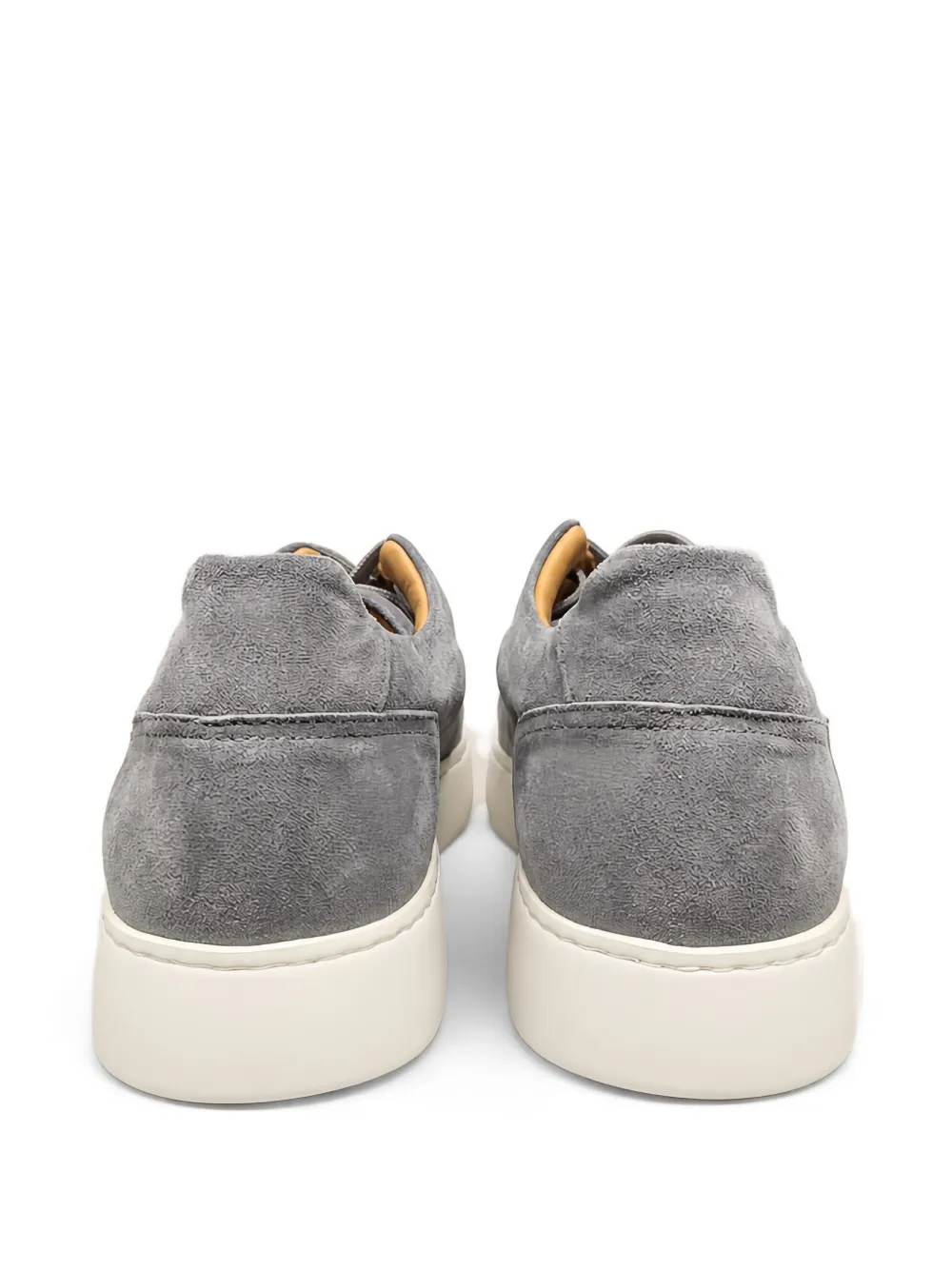 Poche Paris lace-up suede sneakers Grijs