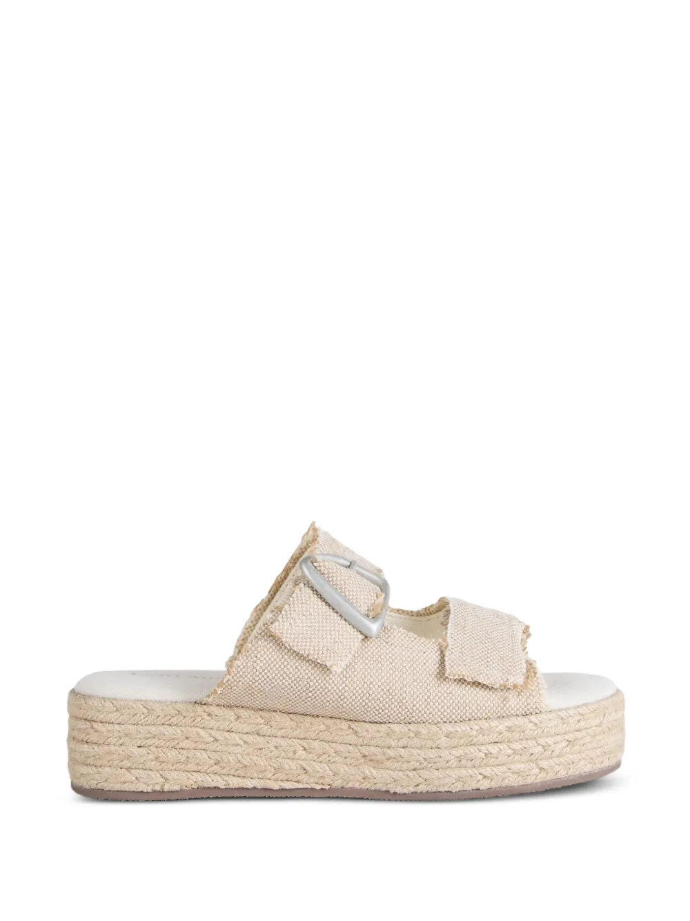EMU AUSTRALIA Ayers frayed buckle-fastening sandals Beige