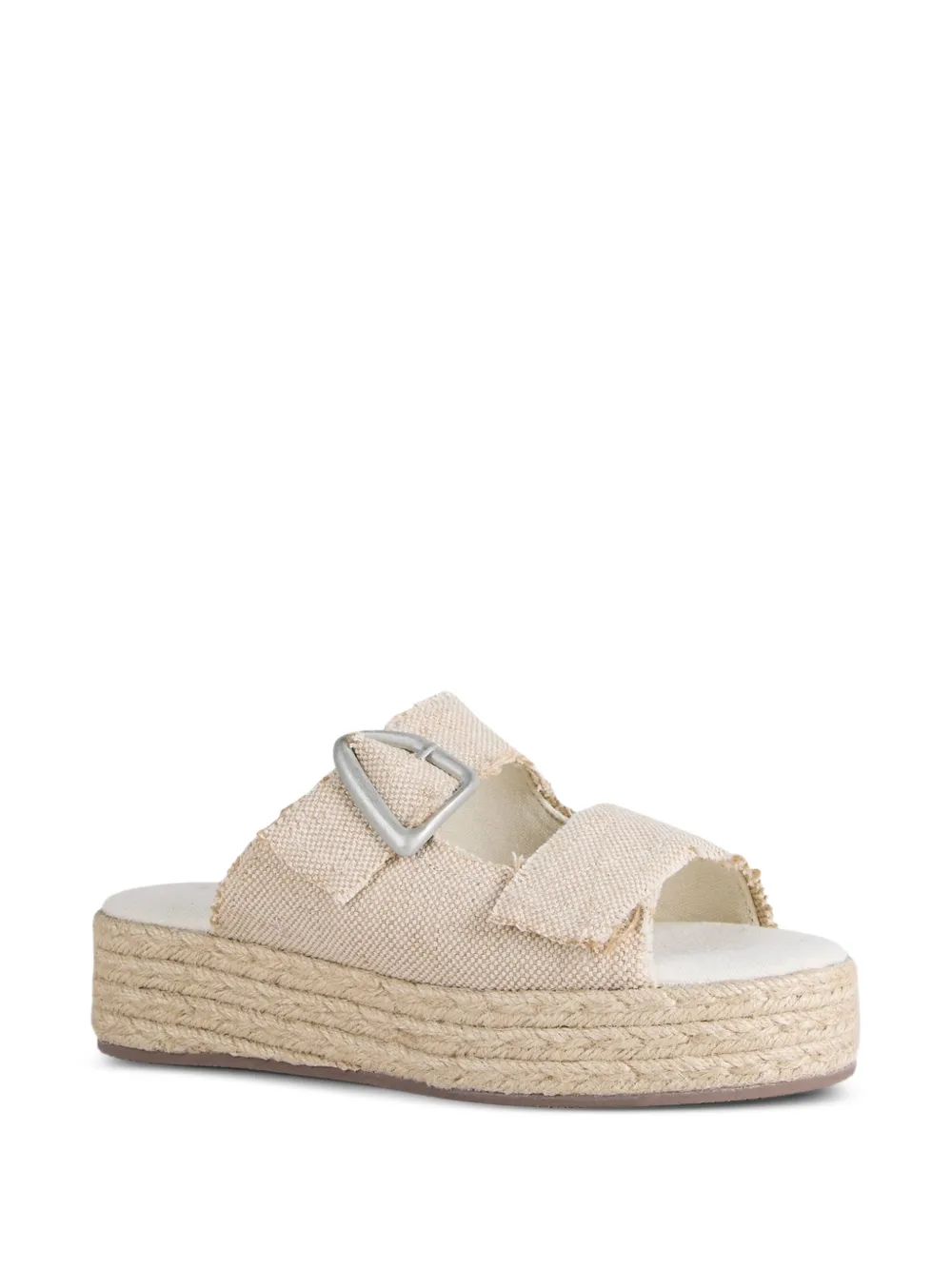 EMU AUSTRALIA Ayers frayed buckle-fastening sandals Beige