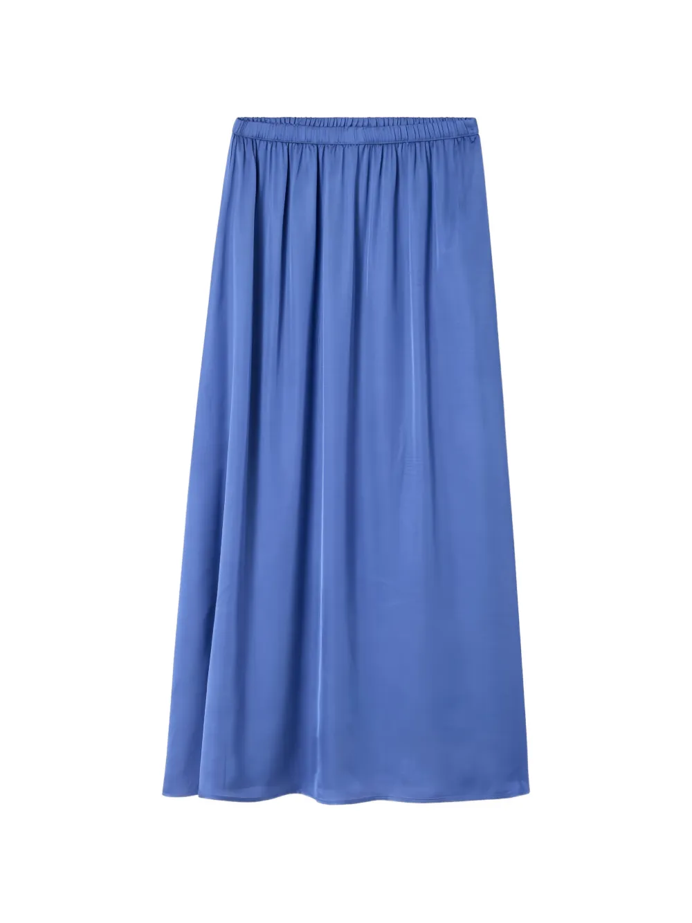 American Vintage Bovalow elasticated-waist midi skirt - Blau