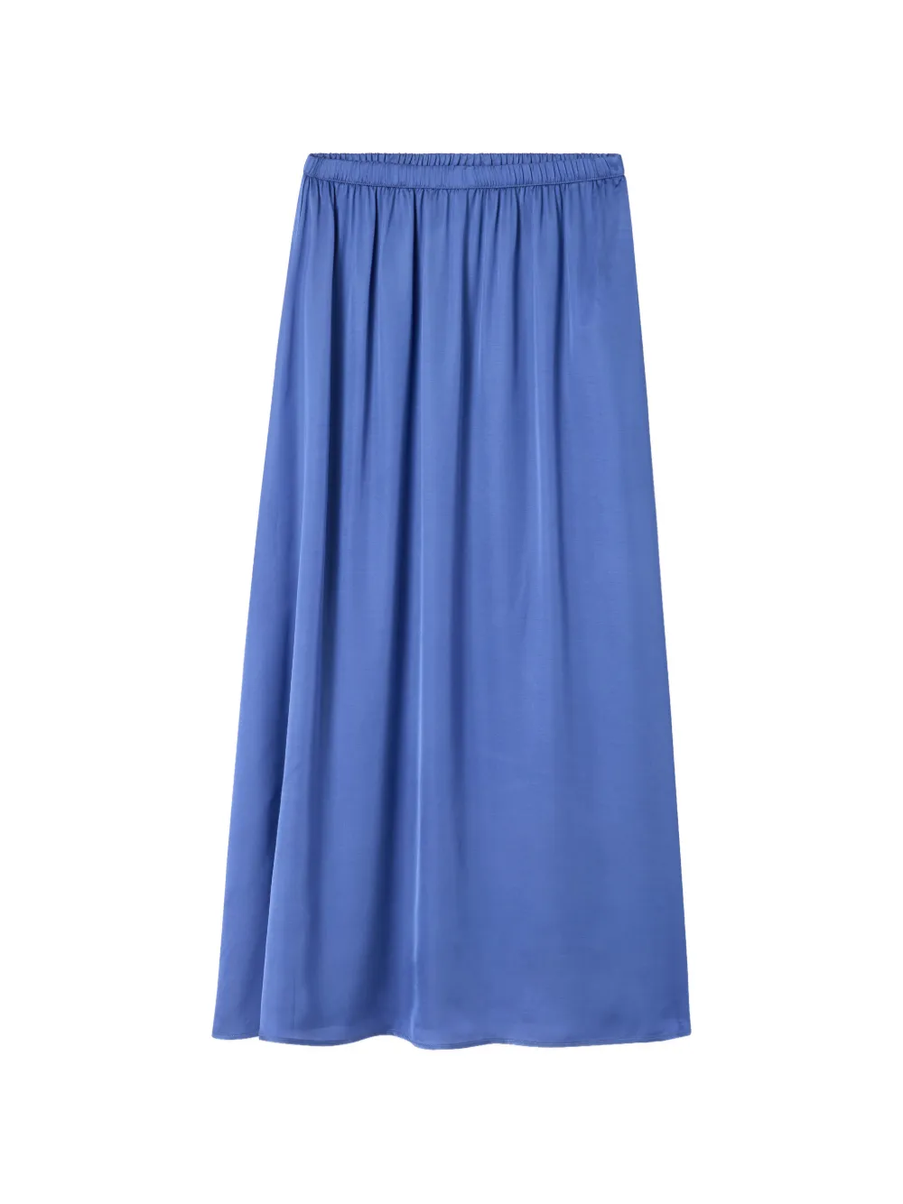 American Vintage Bovalow elasticated-waist midi skirt - Blu
