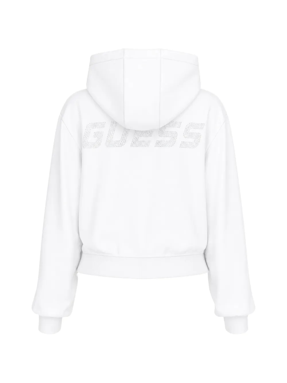 GUESS USA Hoodie verfraaid met stras Wit