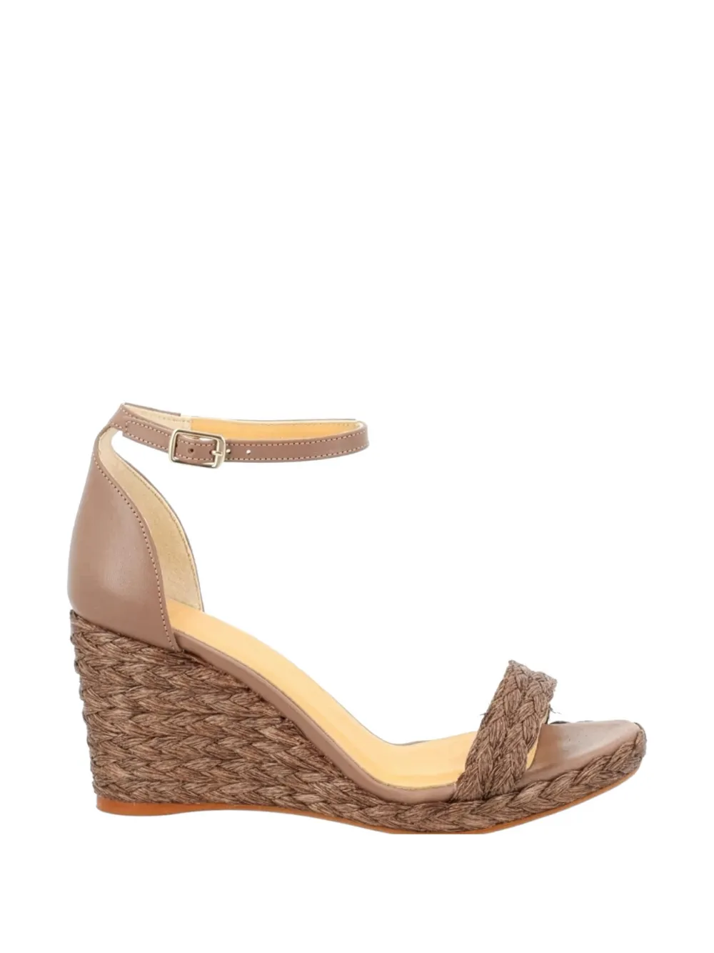 Castañer braided wedge espadrilles - Braun