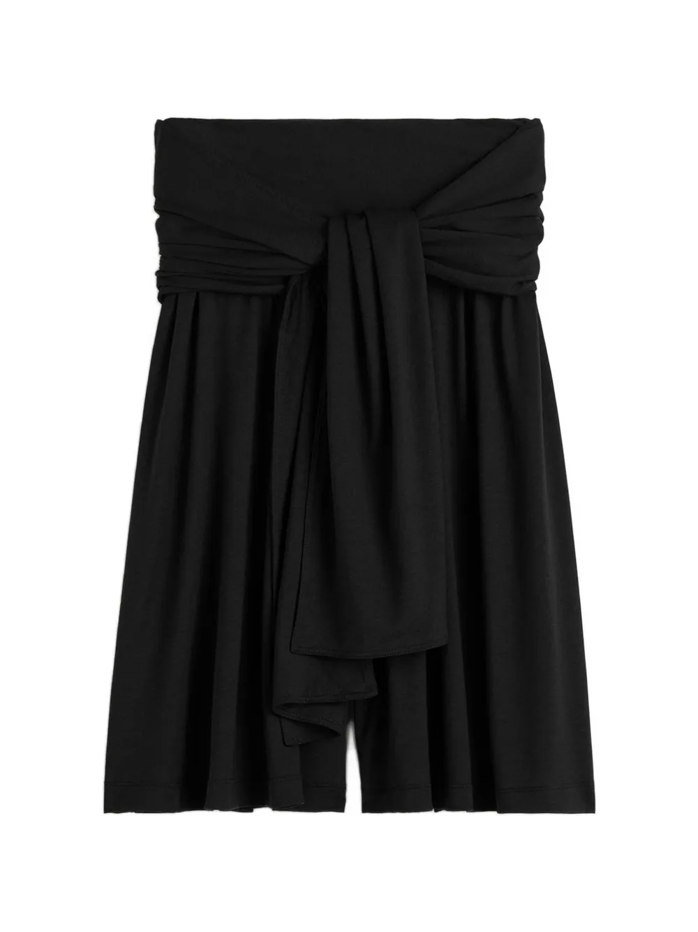 TOTEME Shorts met gestrikte taille Zwart