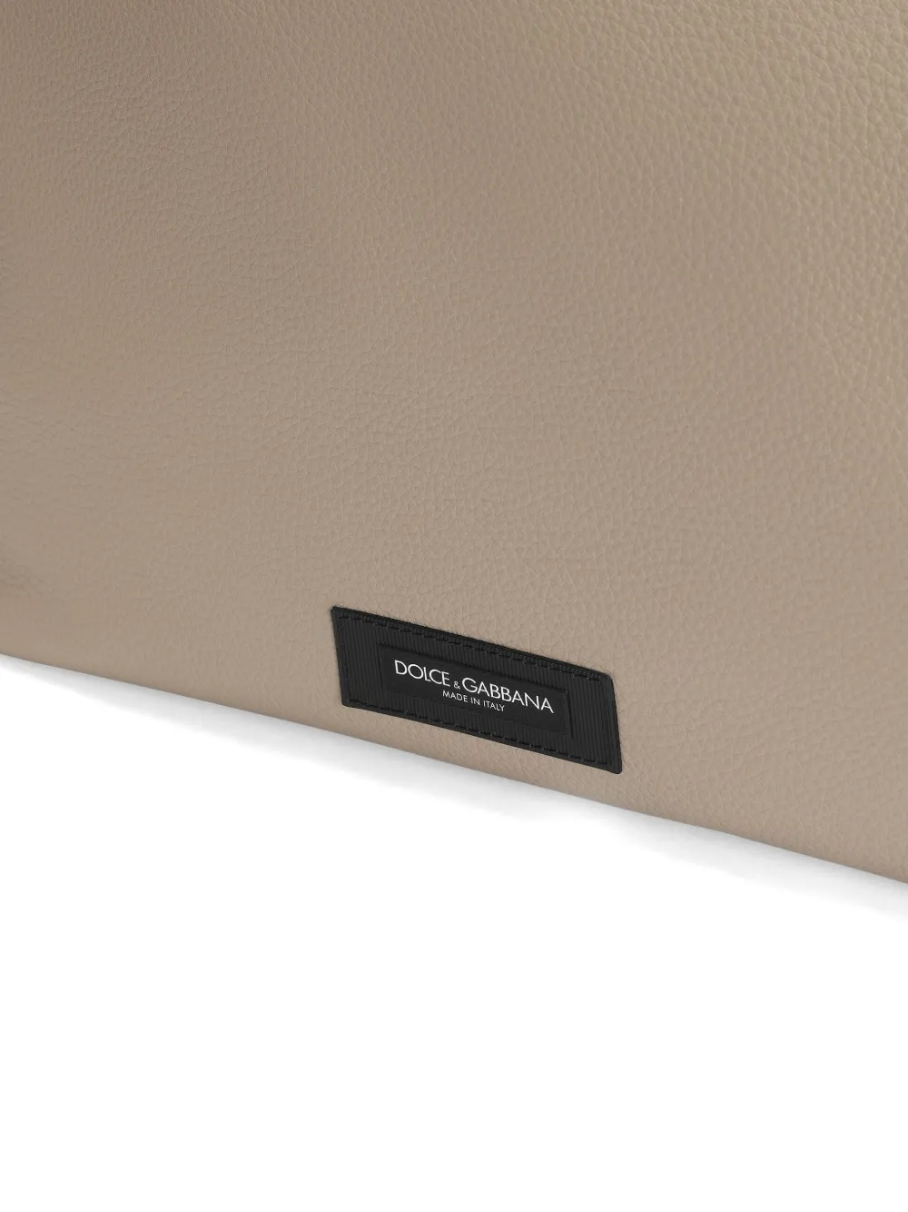 Dolce & Gabbana Essenza bewerkte shopper met logopatch Beige