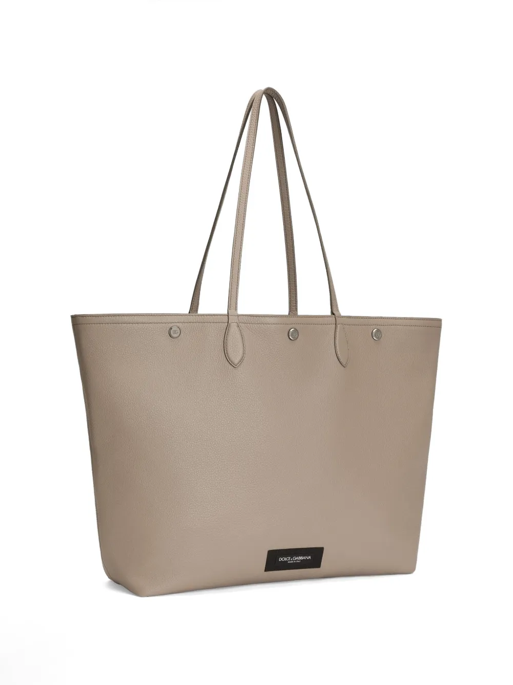 Dolce & Gabbana Essenza bewerkte shopper met logopatch Beige