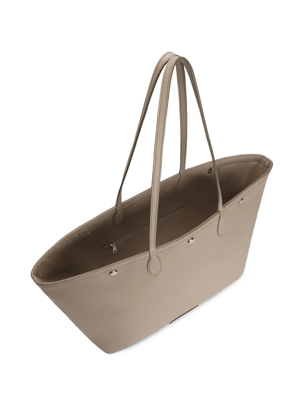 Dolce & Gabbana Essenza bewerkte shopper met logopatch Beige